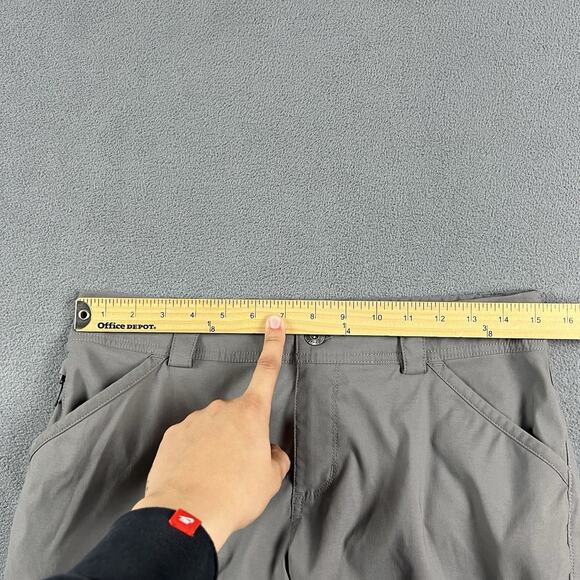 Duluth Pants Womens 8 Gray Dry on the Fly Capris Cargo Nylon Hiking Outdoor - Picture 3 of 5